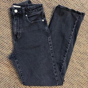 Madewell 90s straight leg women's jeans size 25 black dark gray